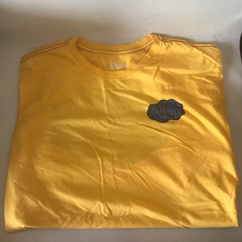 RVCA XXL yellow and blue T-Shirt